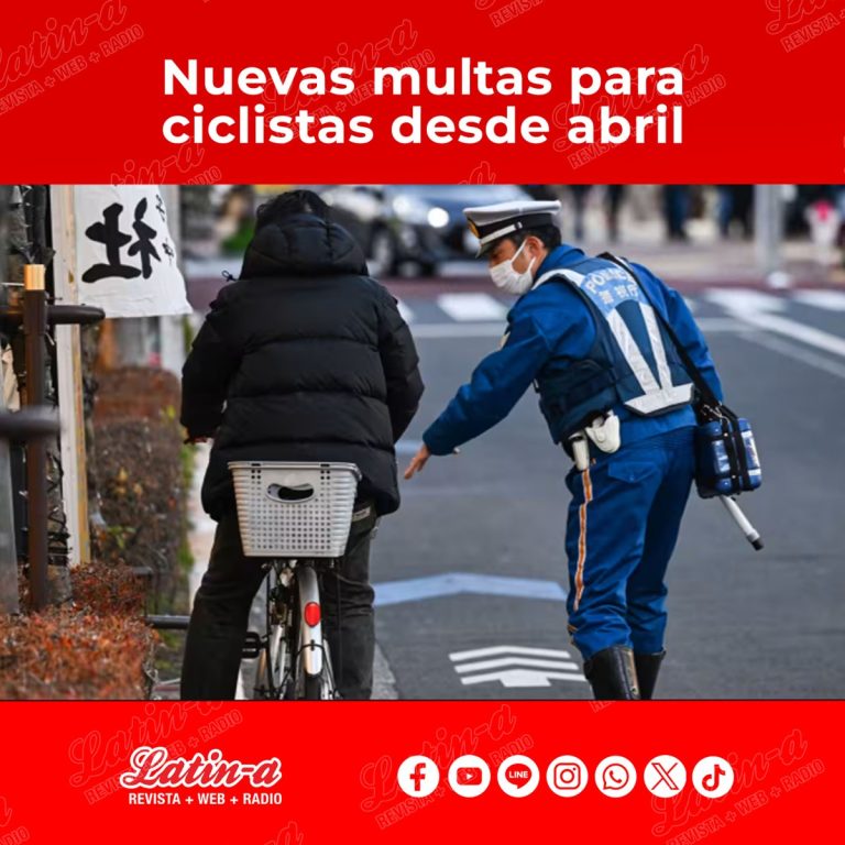 Nuevas multas para ciclistas desde abril