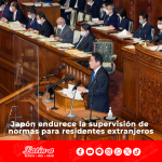 Japón reforzará control sobre cumplimiento de normas por parte de residentes extranjeros.