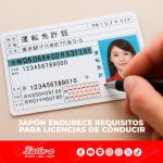 Japón endurece requisitos para licencias de conducir