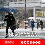 Japón se prepara para ola de frío, lluvias y nieve