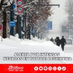 Alerta por intensas nevadas en Tottori e Ishikawa