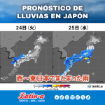 PRONÓSTICO DE LLUVIAS EN JAPÓN