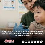 Aumentan los casos de sarampión en Japón: autoridades llaman a reforzar la vacunación