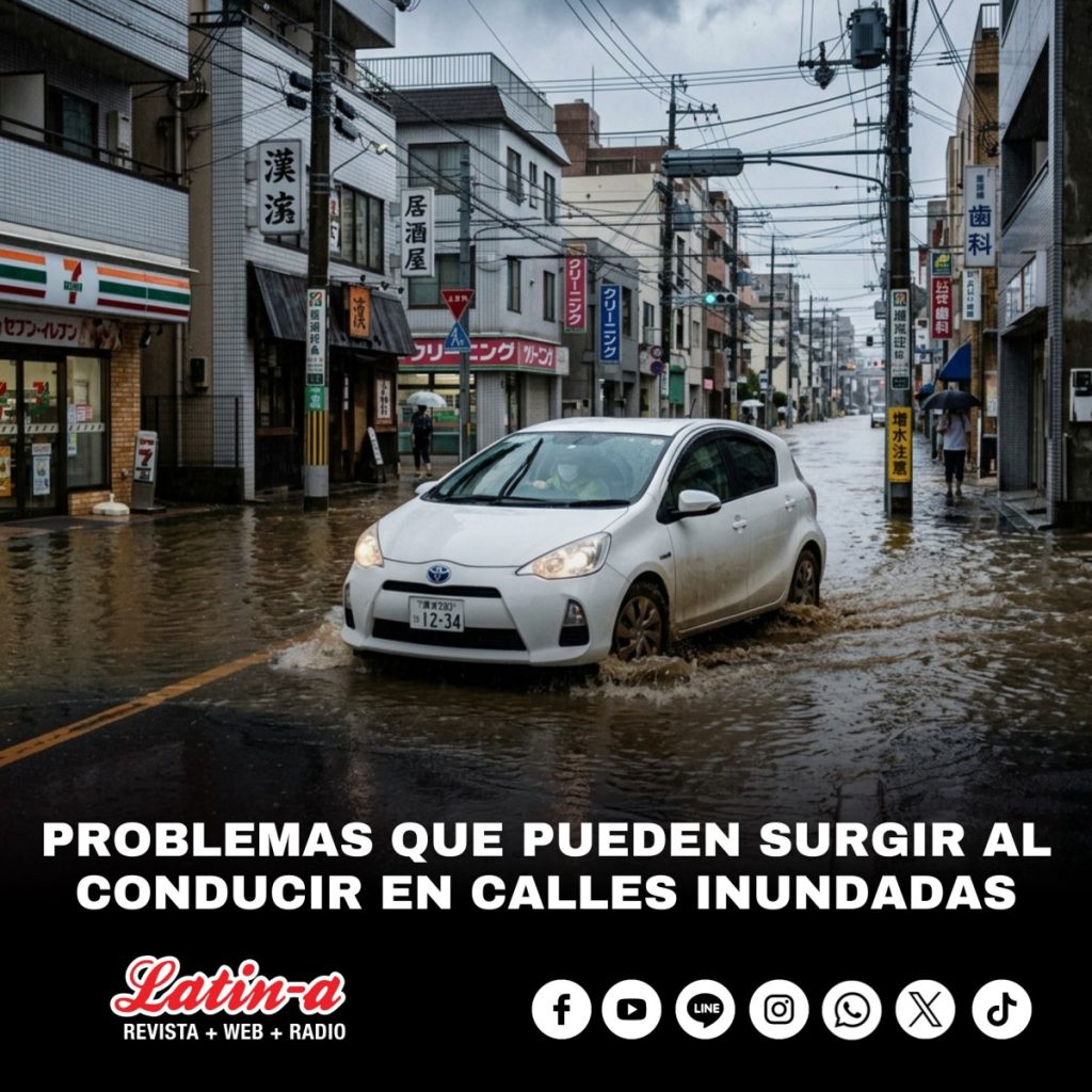 PROBLEMAS QUE PUEDEN SURGIR AL CIRCULAR POR CALLES INUNDADAS 