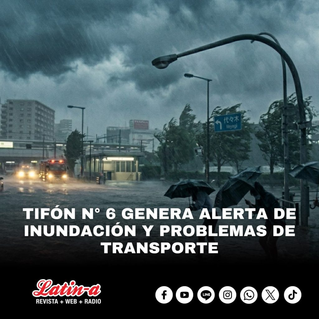 TIFÓN N° 6 GENERA ALERTA DE INUNDACIÓN Y PROBLEMAS DE TRANSPORTE