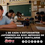 1 DE CADA 4 ESTUDIANTES JAPONESES HA SIDO IMPEDIDO DE HIDRATARSE O VENTILARSE