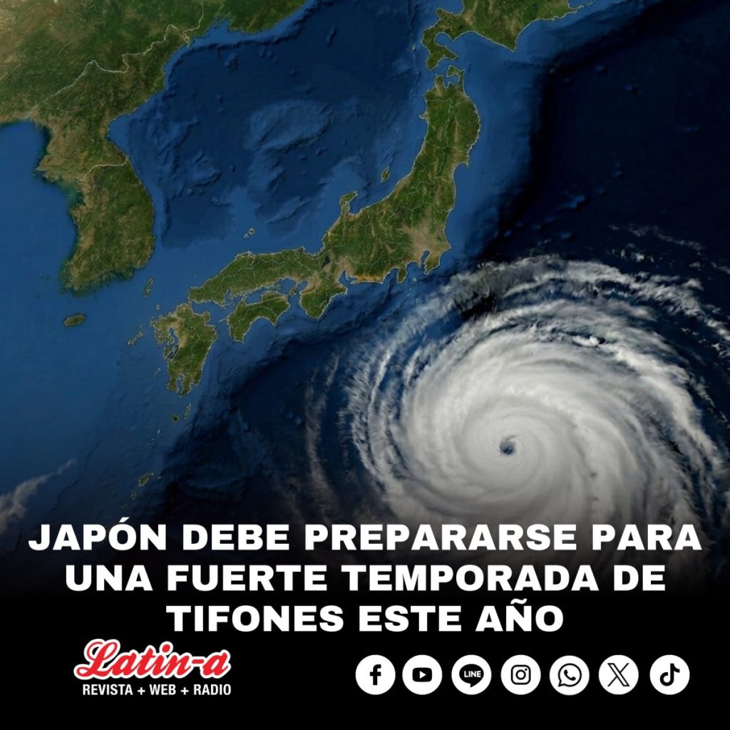 JAPÓN DEBE PREPARARSE PARA UNA TEMPORADA DE TIFONES INTENSA ESTE AÑO