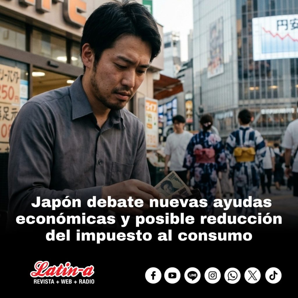Japón debate nuevas ayudas económicas y posible reducción del impuesto al consumo