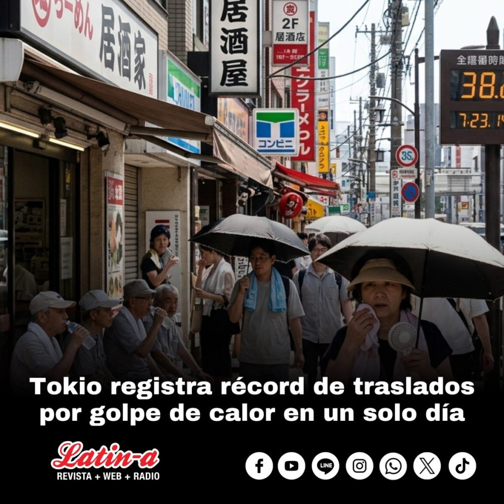 Tokio: Record de personas trasladadas a hospitales por golpe de calor