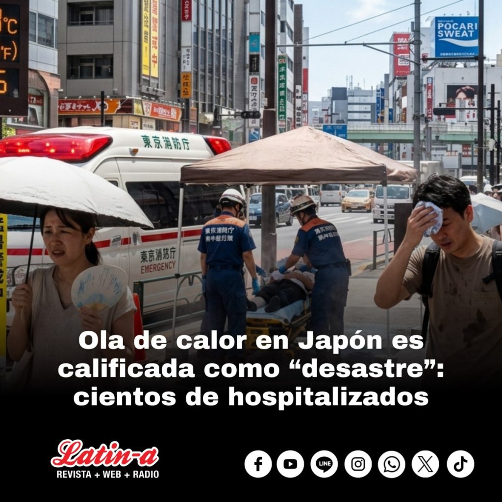 Ola de calor en Japón es calificada como “desastre”: cientos de hospitalizados
