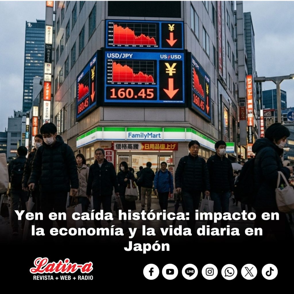 Yen en caída histórica: impacto en la economía y la vida diaria en Japón