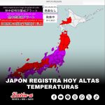 Japón registra hoy muy altas temperaturas