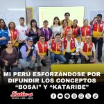 Mi Perú esforzándose por difundir los conceptos “BOSAI” y “KATARIBE”