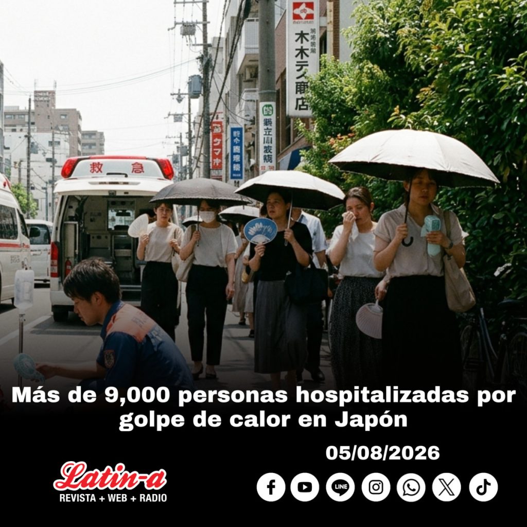 Más de 9,000 personas hospitalizadas por golpe de calor en Japón; Kumamoto también registra aumento tras el terremoto