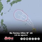 Se forma tifón N° 18