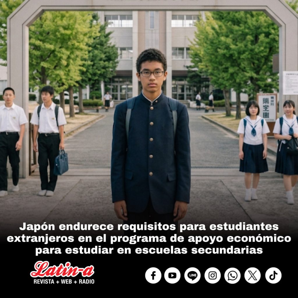 Japón endurece requisitos para estudiantes extranjeros en el programa de apoyo económico para estudiar en escuelas secundarias