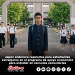 Japón endurece requisitos para estudiantes extranjeros en el programa de apoyo económico para estudiar en escuelas secundarias