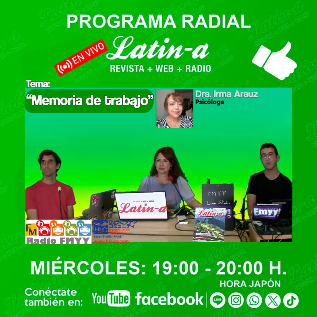 “Memoria de trabajo” explica, Psicóloga Irma Arauz ◆◆Programa radial Latin-a◆◆