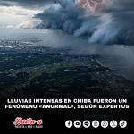 LLUVIAS INTENSAS EN CHIBA FUERON UN FENÓMENO «ANORMAL», SEGÚN EXPERTOS