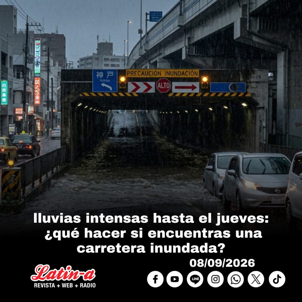 lluvias intensas hasta el jueves: ¿qué hacer si encuentras una carretera inundada?