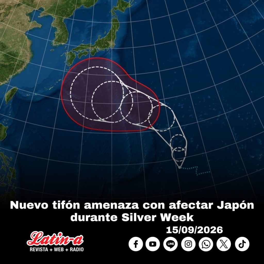 Nuevo tifón amenaza con afectar Japón durante Silver Week