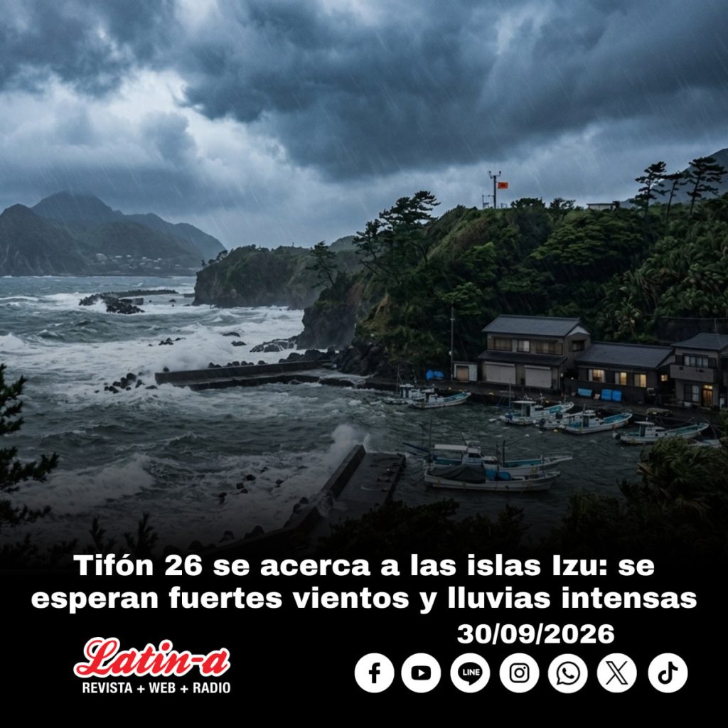 Tifón 26 se acerca a las islas Izu: se esperan fuertes vientos y lluvias intensas