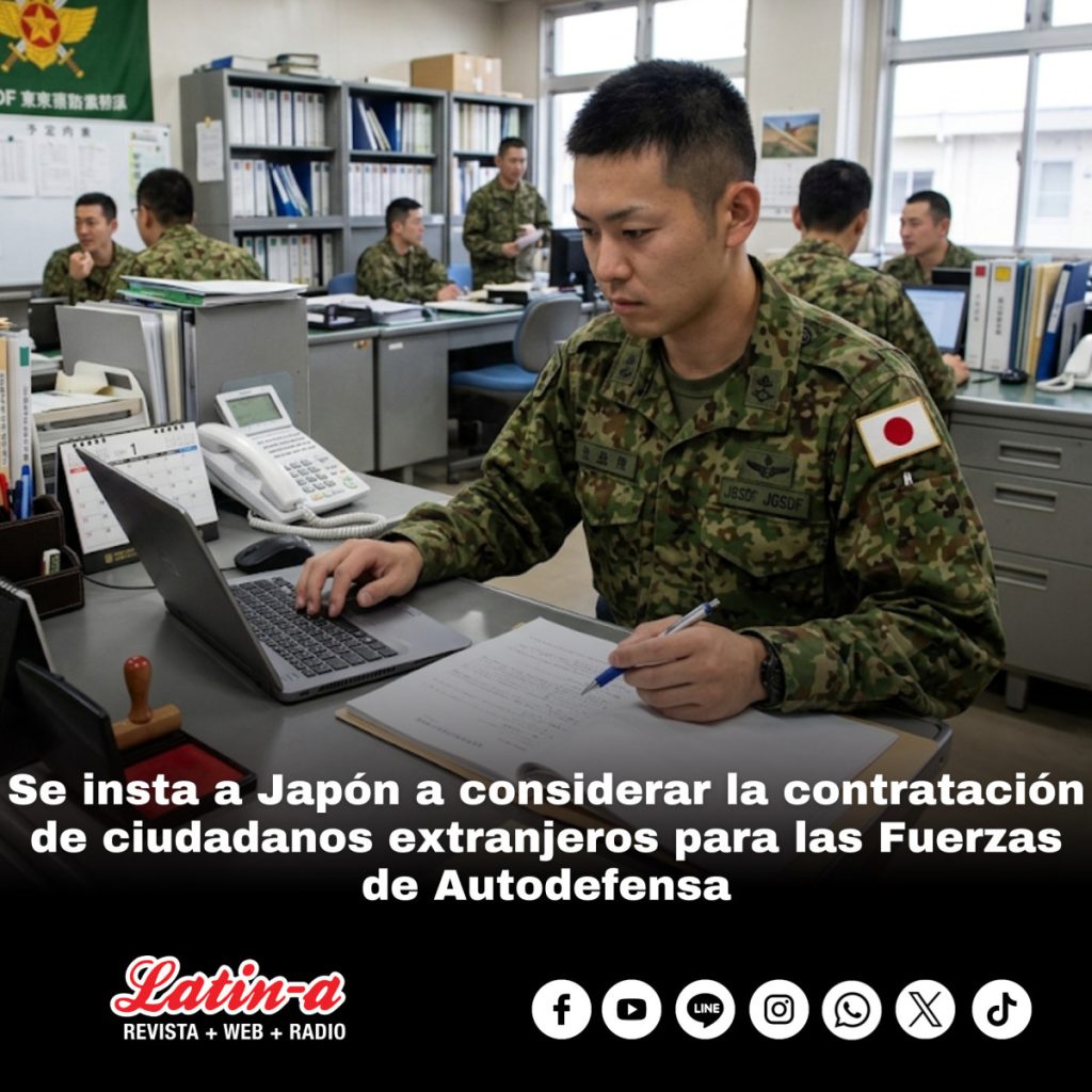 Se insta a Japón a considerar la contratación de ciudadanos extranjeros para las Fuerzas de Autodefensa