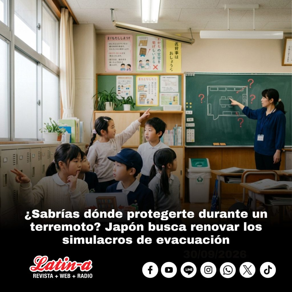 ¿Sabrías dónde protegerte durante un terremoto? Japón busca renovar los simulacros de evacuación