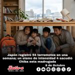 Japón registró 54 terremotos en una semana; un sismo de intensidad 4 sacudió Chiba esta madrugada
