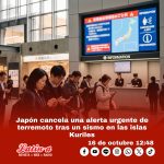 Japón cancela una alerta urgente de terremoto tras un sismo en las islas Kuriles