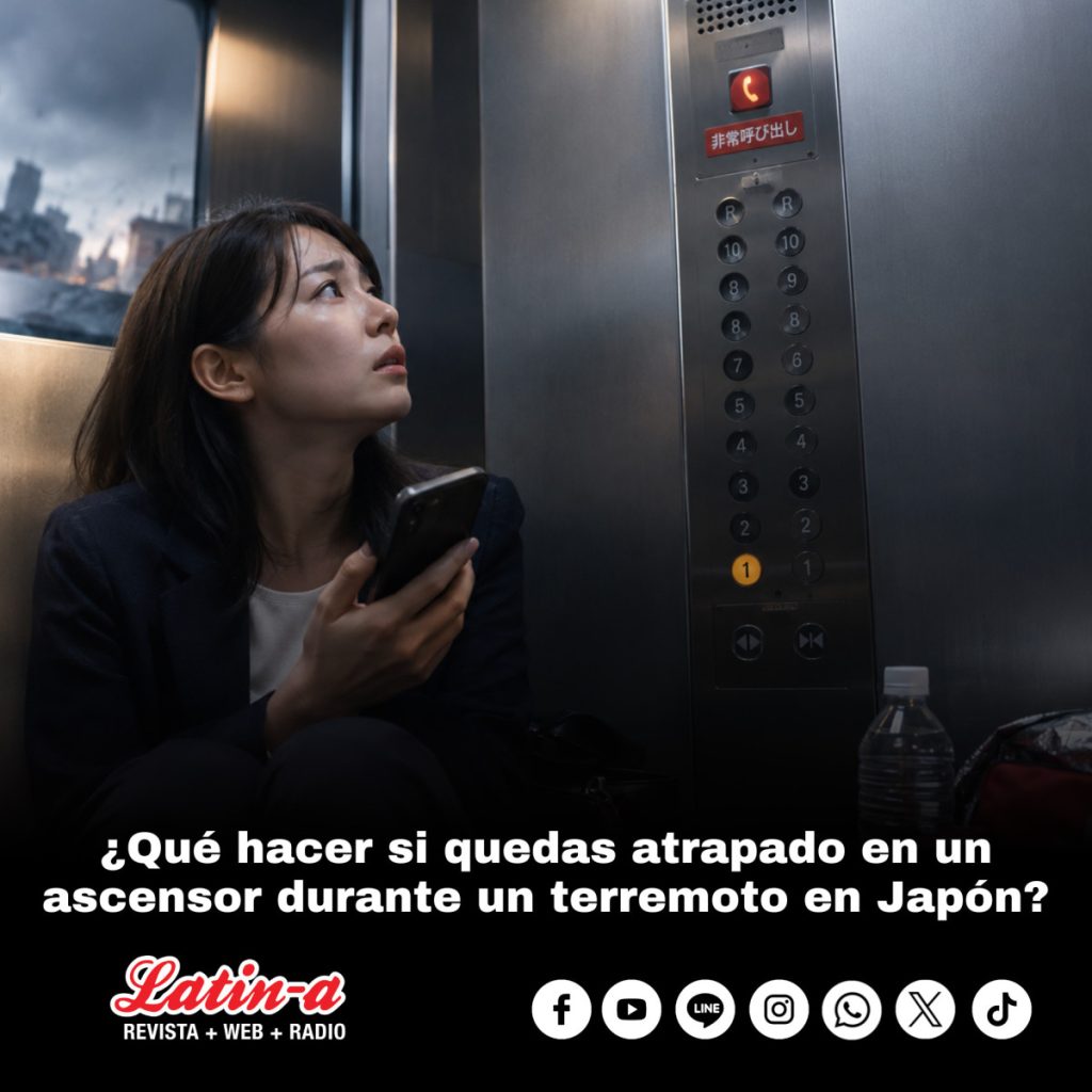 ¿Qué hacer si quedas atrapado en un ascensor durante un terremoto en Japón?