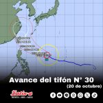 Avance del tifón N° 30